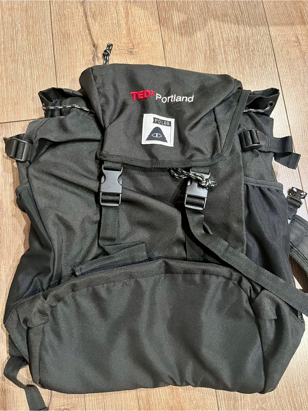 Poler Black TEDx Portland Daypack Backpack